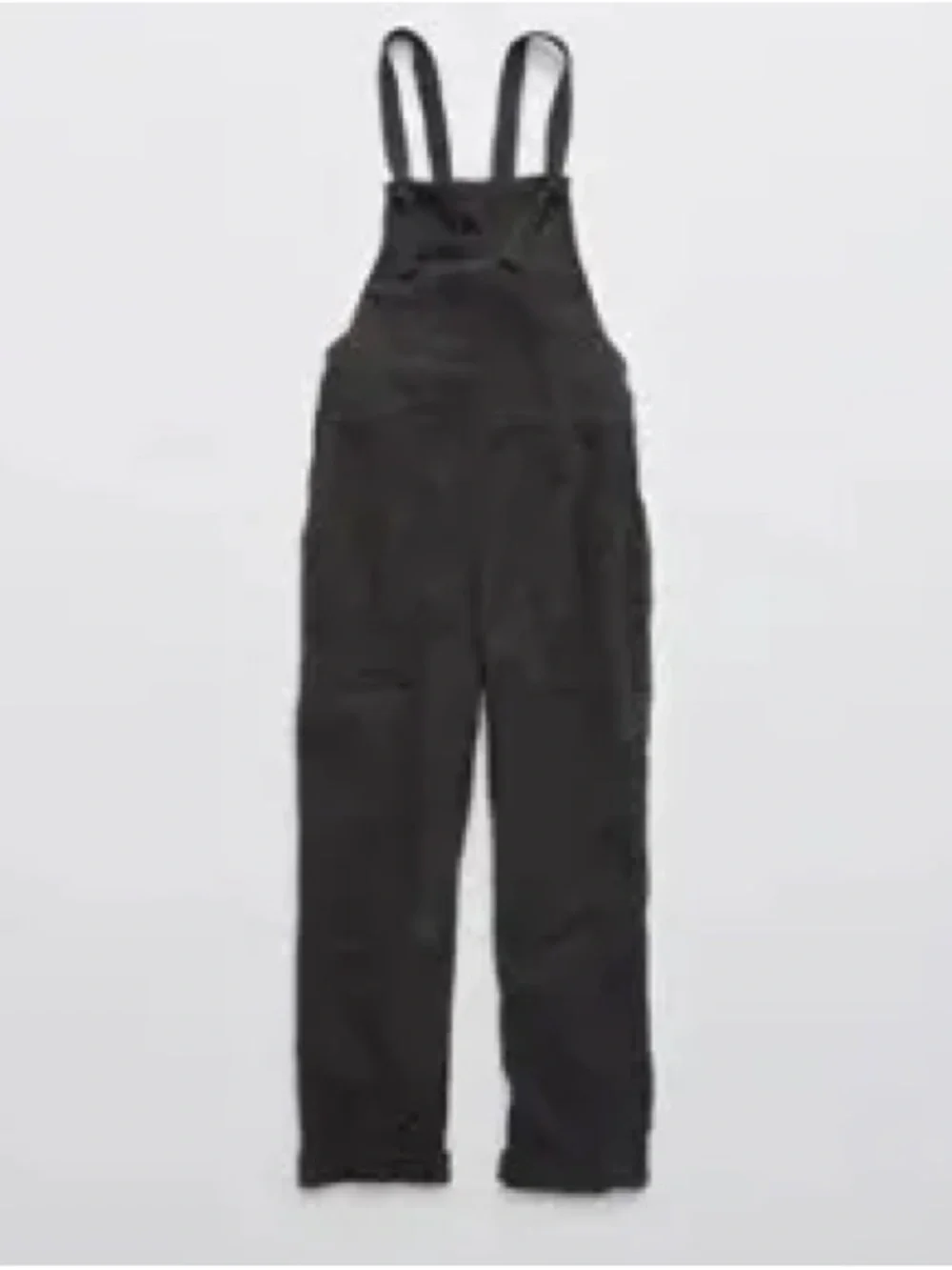 Aerie 100% Cotton - Lightweight Overalls Rolled Leg Gauze Tie Knot Size M - Picture 2 of 5